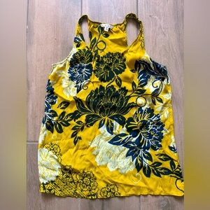 Cabi Sleeveless Floral Silk Blend Top In Size S